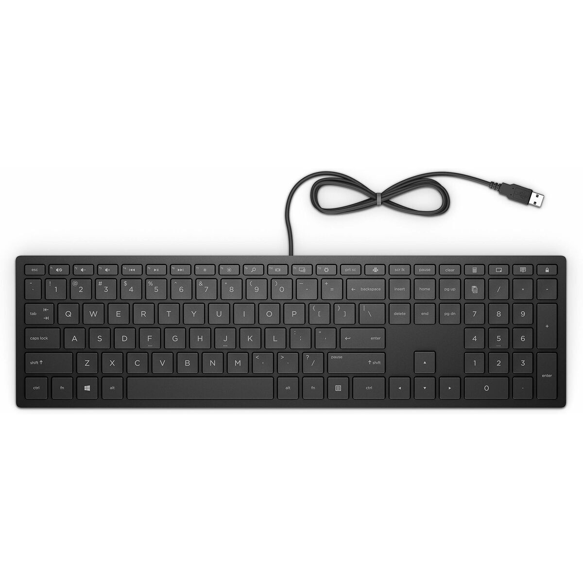 Keyboard HP 4CE96AA#ABE Black Spanish Qwerty