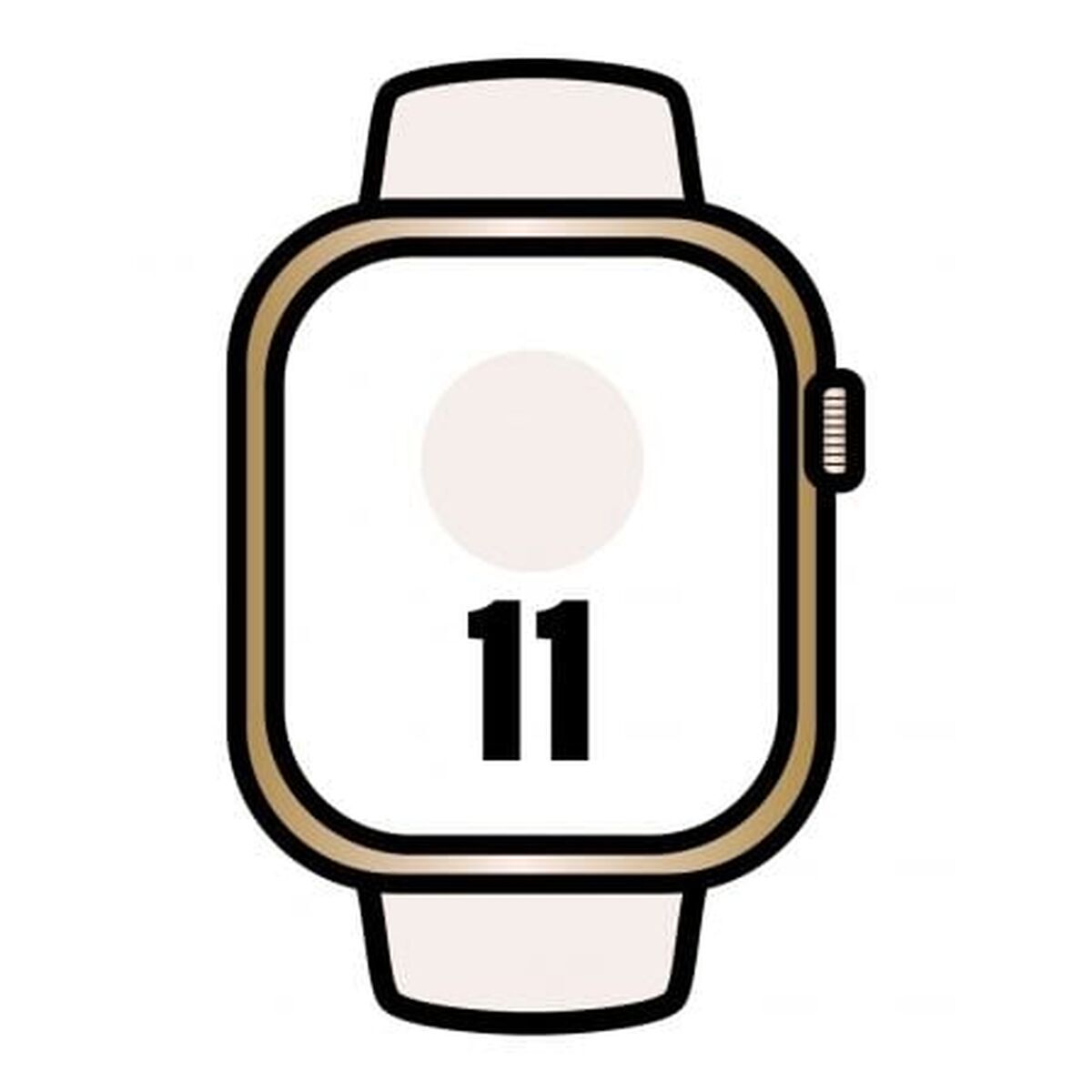Smartwatch Apple MFD54QL/A Pink Titanium 46 mm
