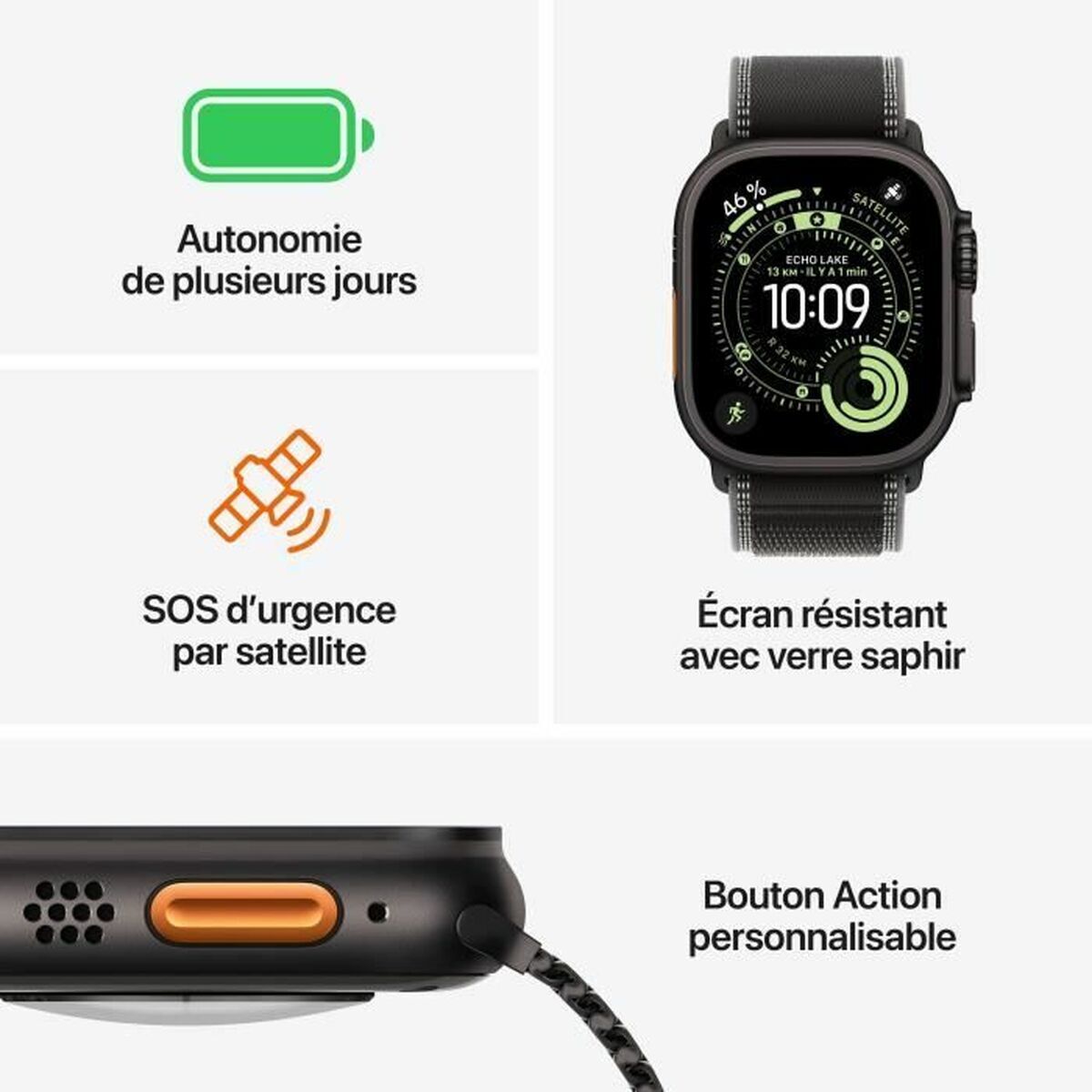Smartwatch Apple MEWH4QL/A Blue 49 mm