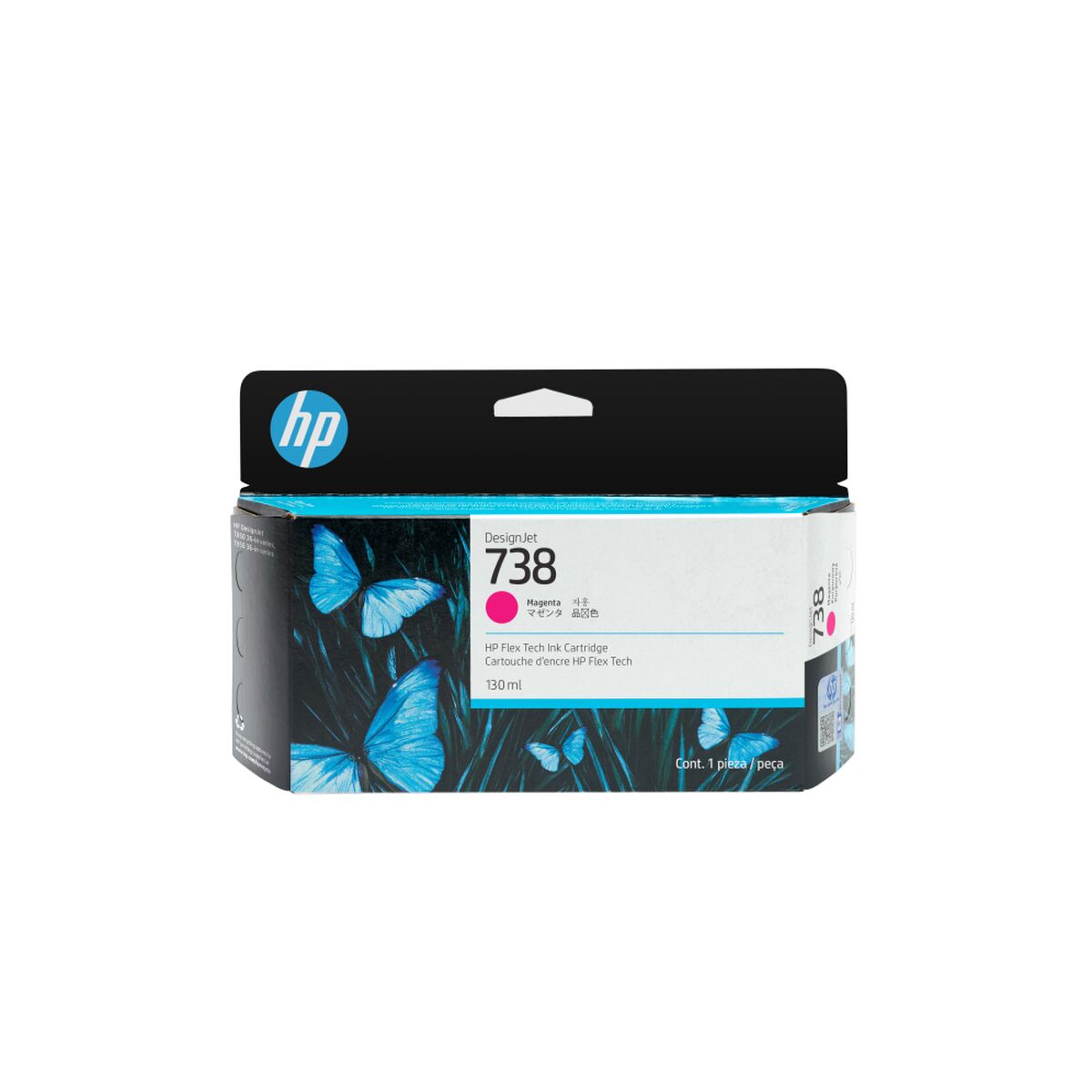 Original Ink Cartridge HP DESIGNJET 738 Magenta