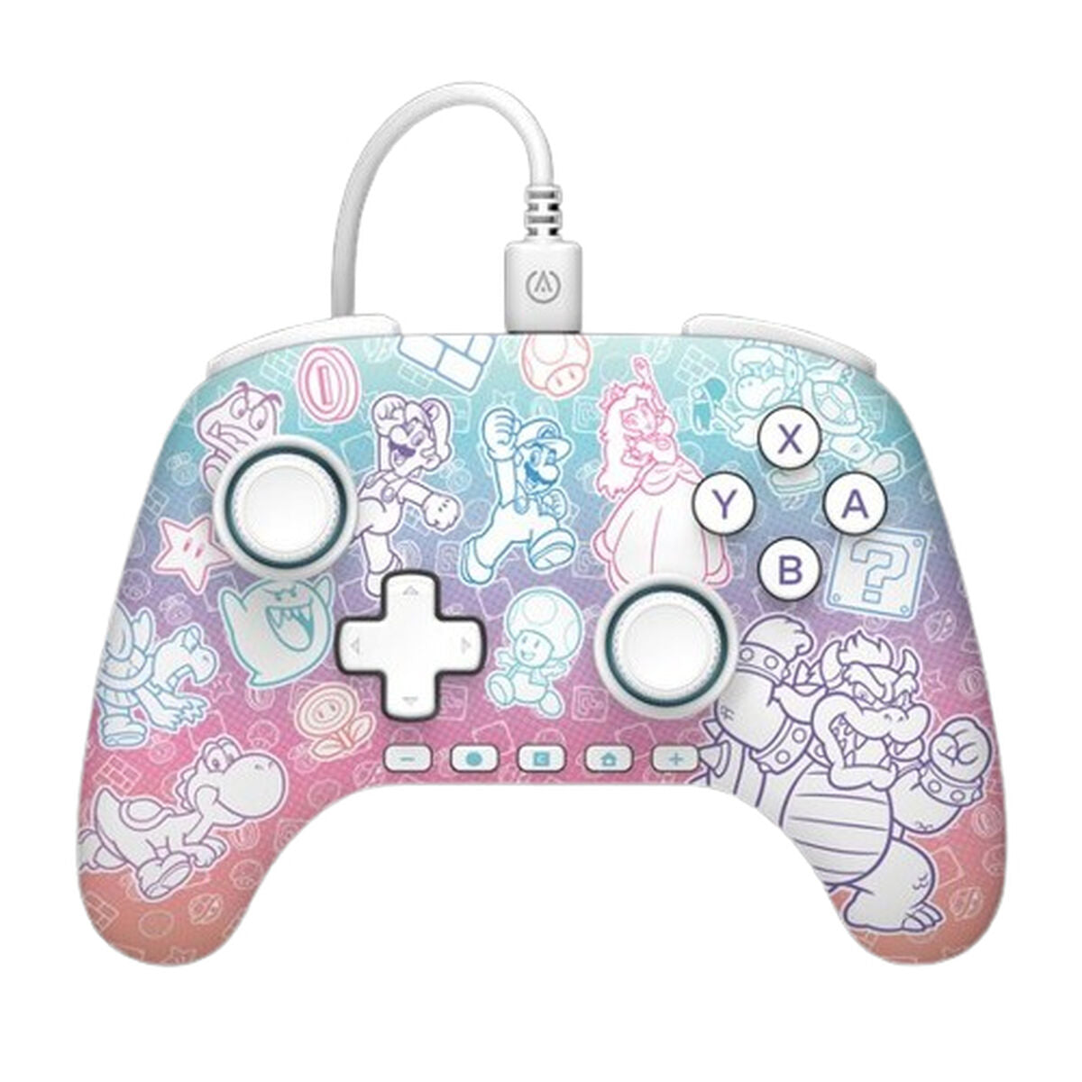 Pro Controller for Nintendo Switch + USB Cable Powera Super Mario