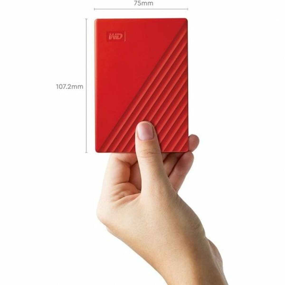 External Hard Drive Western Digital WDBPKJ0040BRD-WESN 4TB Red