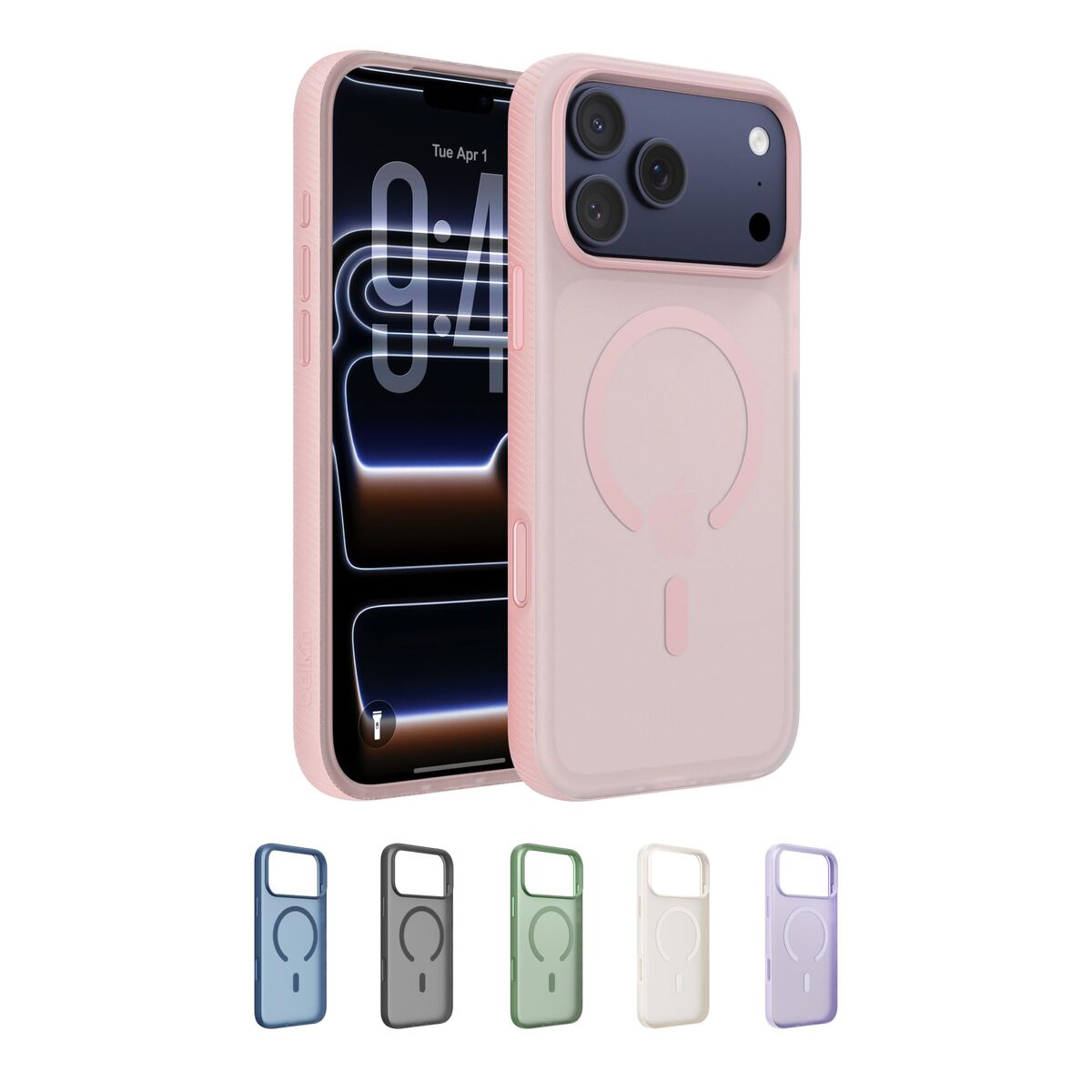 Mobile cover Belkin iPhone 17 Pro Max Pink Apple