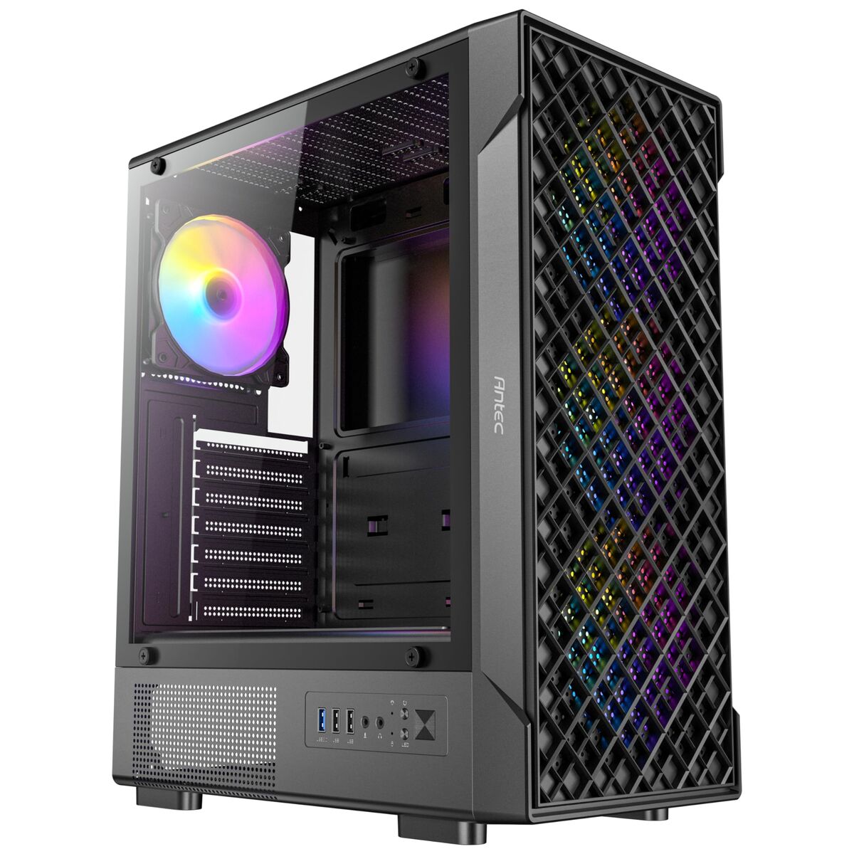 ATX Semi-tower Box Antec 0-761345-10234-6 Black