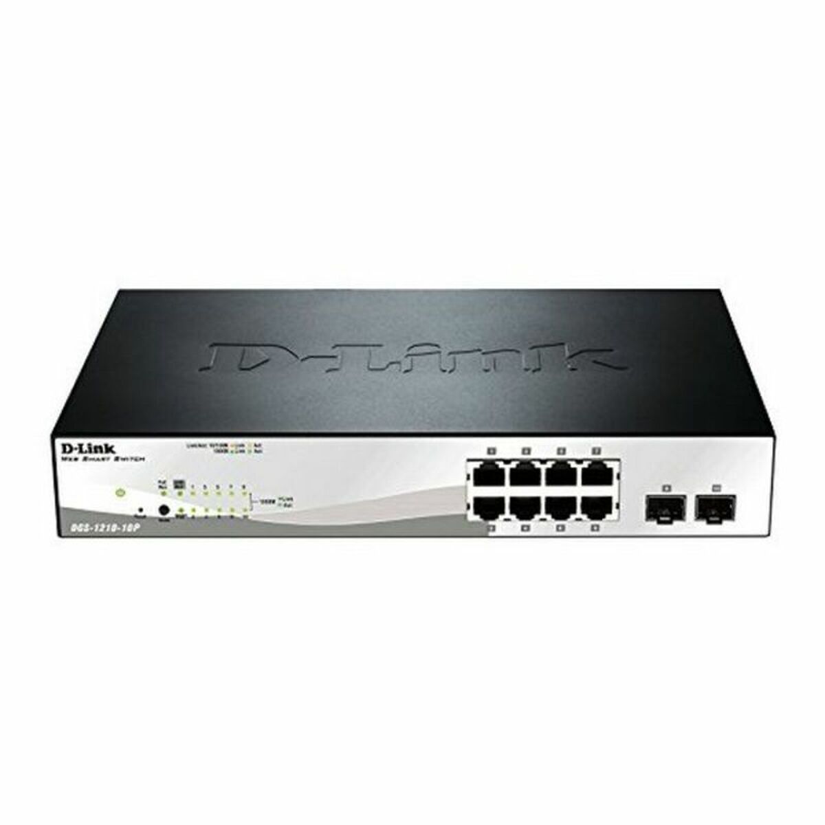 Desktop Switch D-Link DGS-1210-10P 10 Puertos RJ45