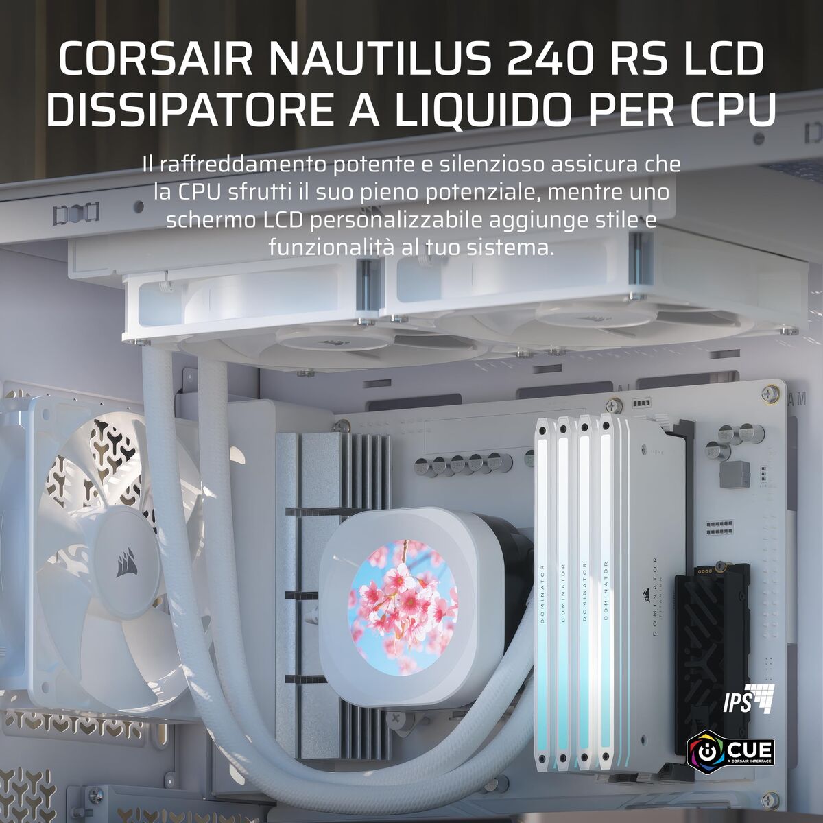Liquid Refrigeration Kit Corsair Nautilus 240 RS LCD