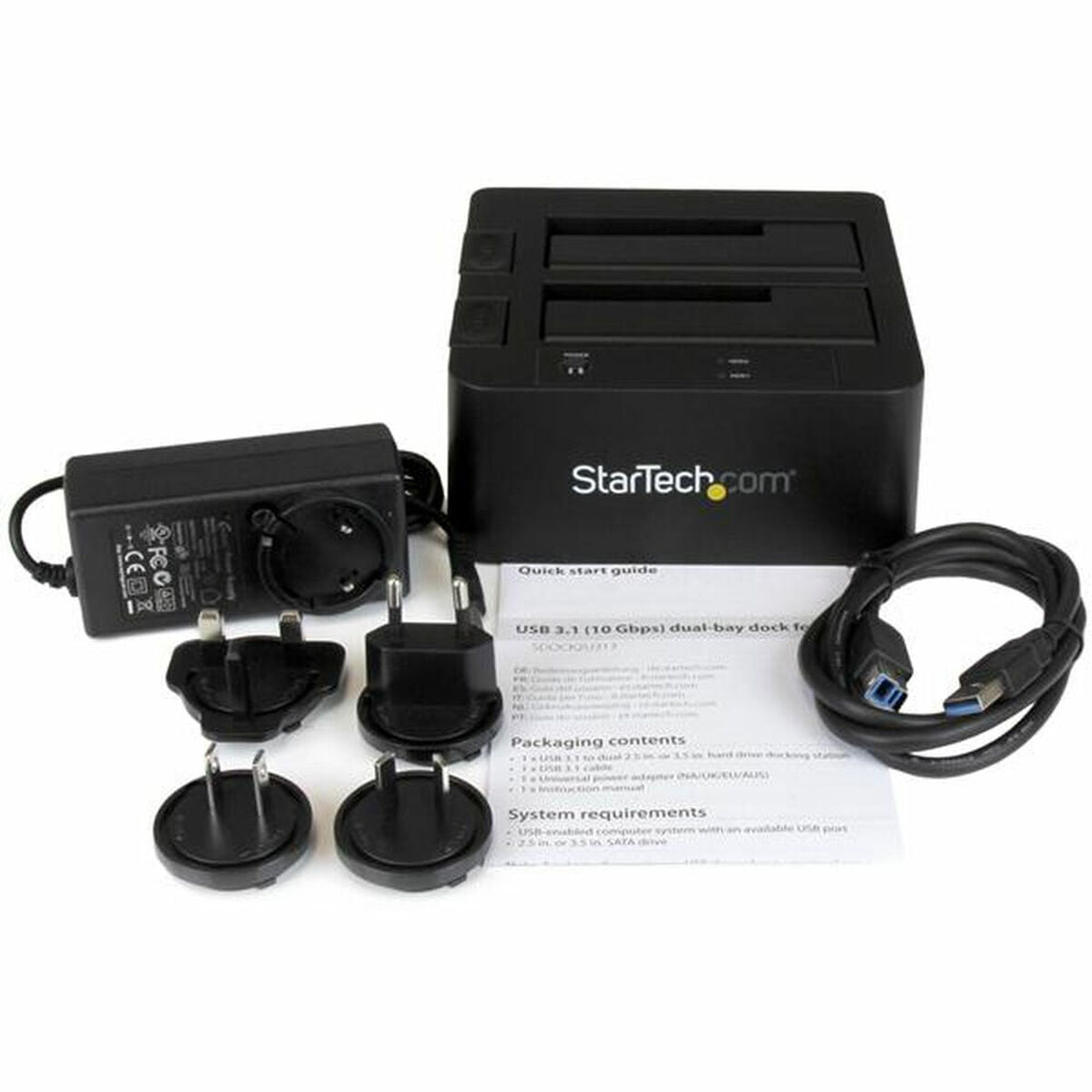 Base Startech SDOCK2U313 Hard Drive