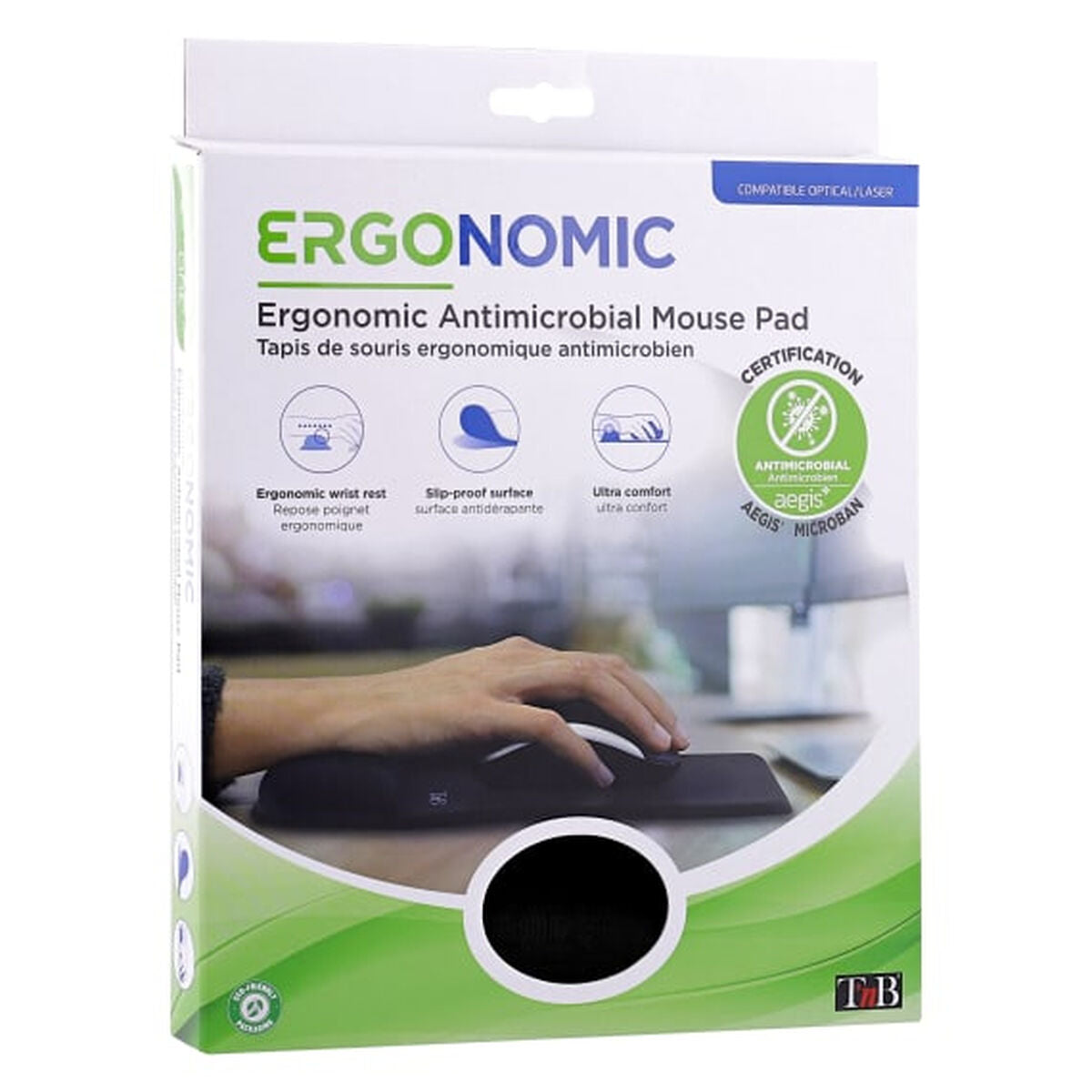 Mouse Mat T'NB ERGO-DESIGN Black