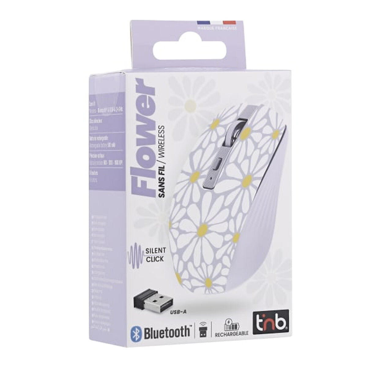 Wireless Bluetooth Mouse T'NB FLOWER Multicolour 1600 dpi