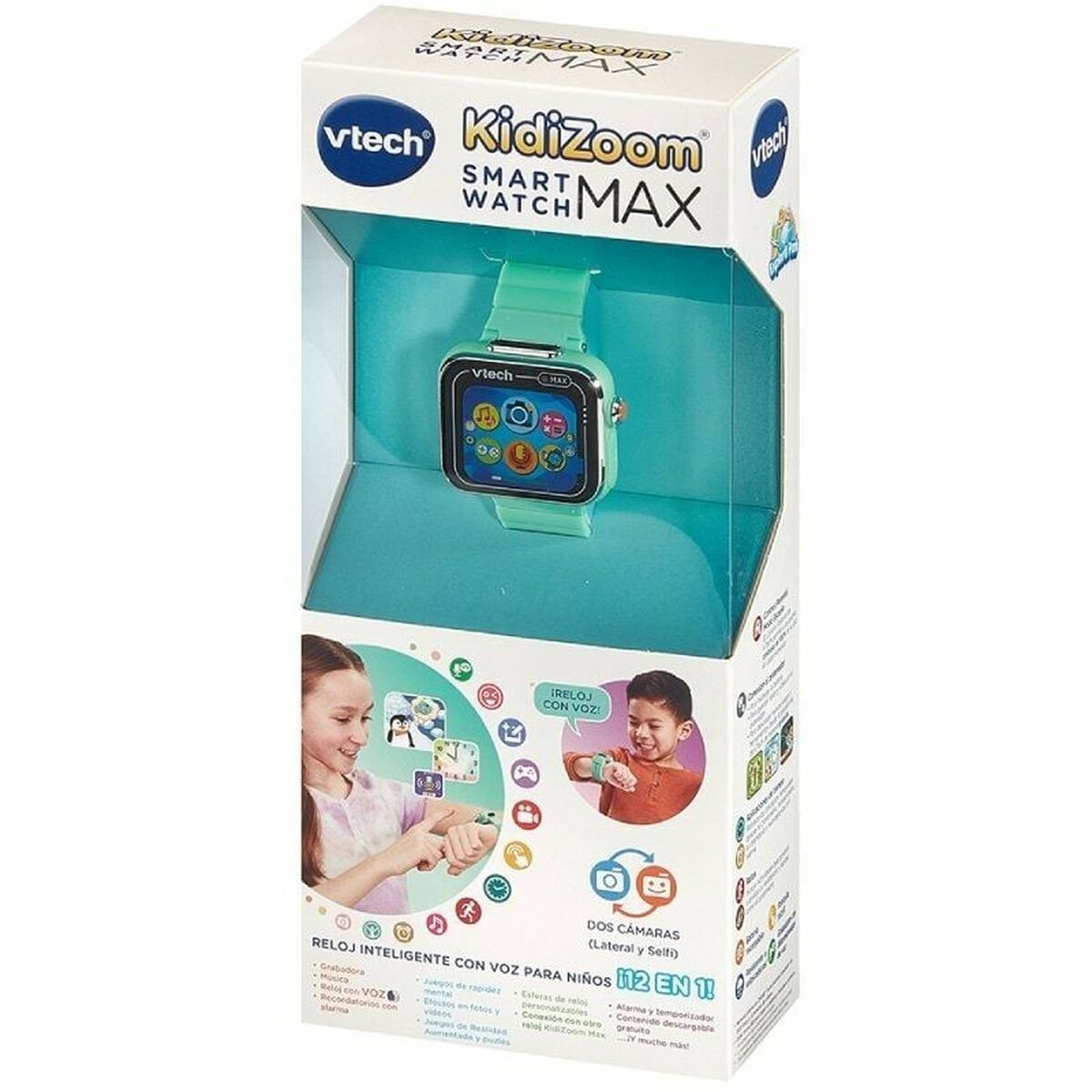 Kids' Smartwatch Vtech Kidizoom Smartwatch Max Aquamarine