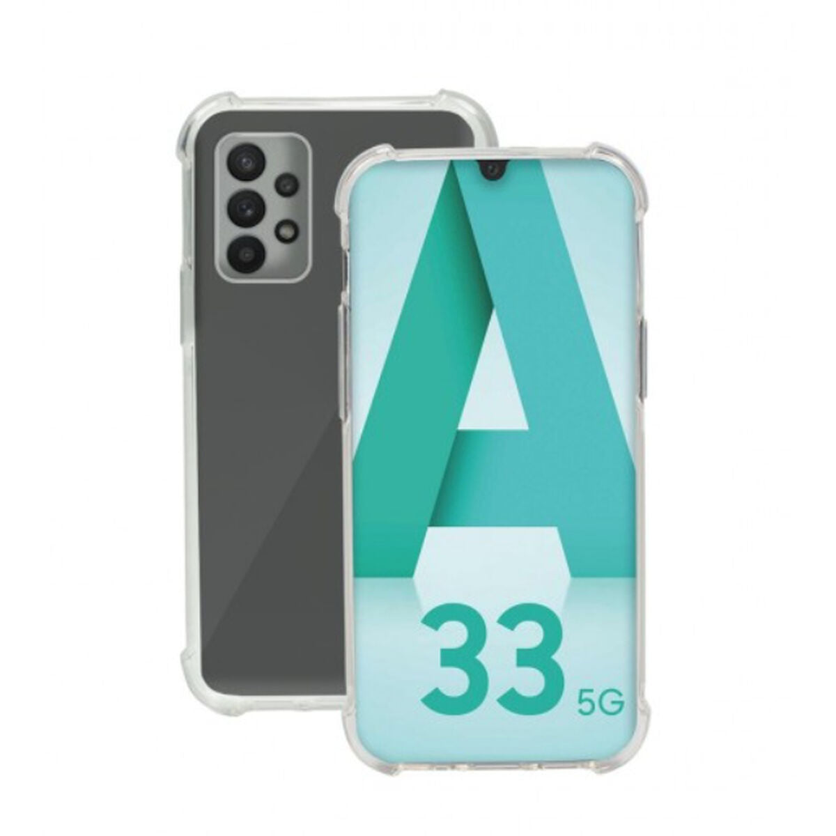 Mobile cover Mobilis Black Transparent Samsung Galaxy A33 5G