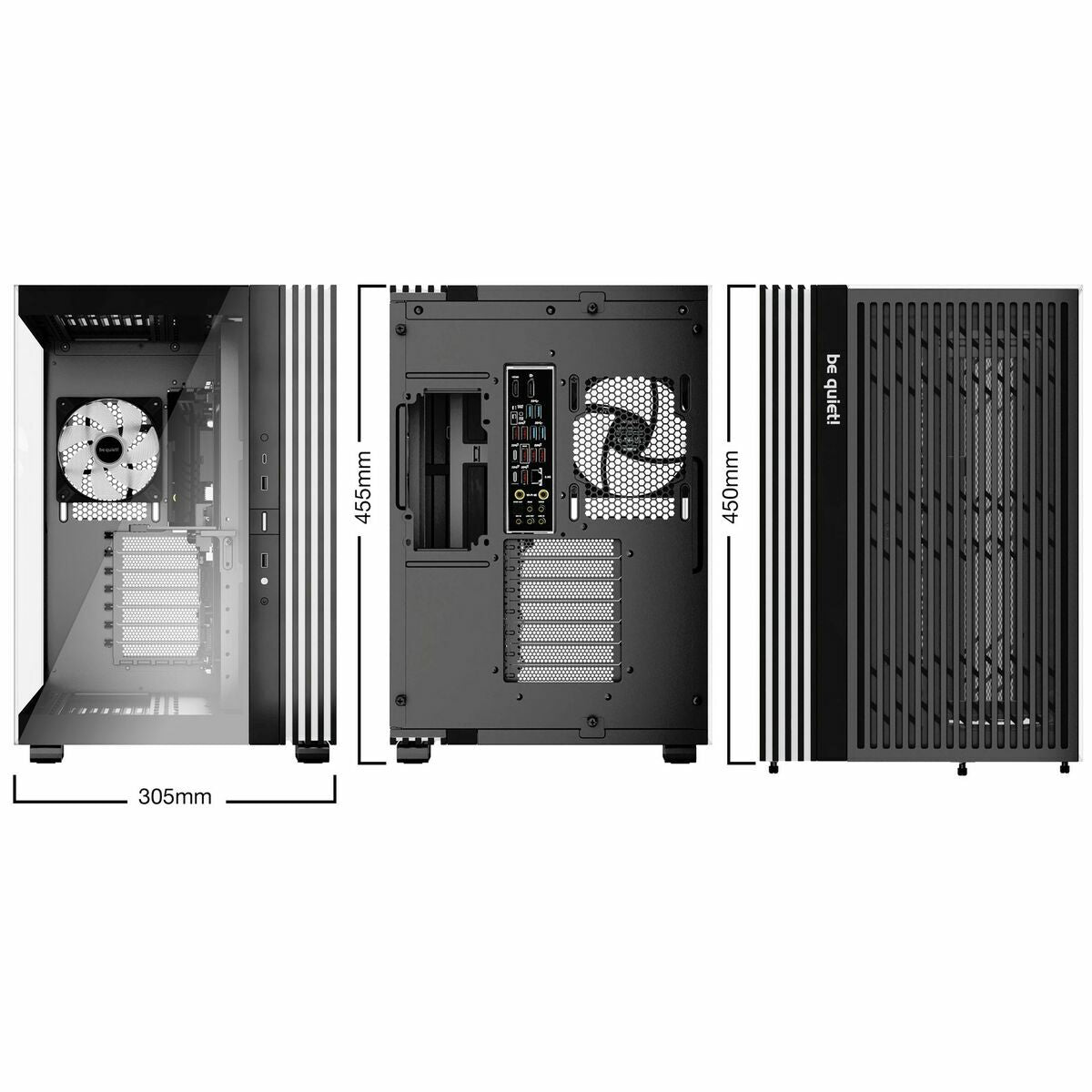 ATX Semi-tower Box Be Quiet! BGW67 Black