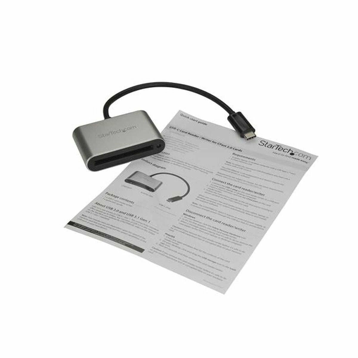 Card Reader Startech CFASTRWU3C Silver