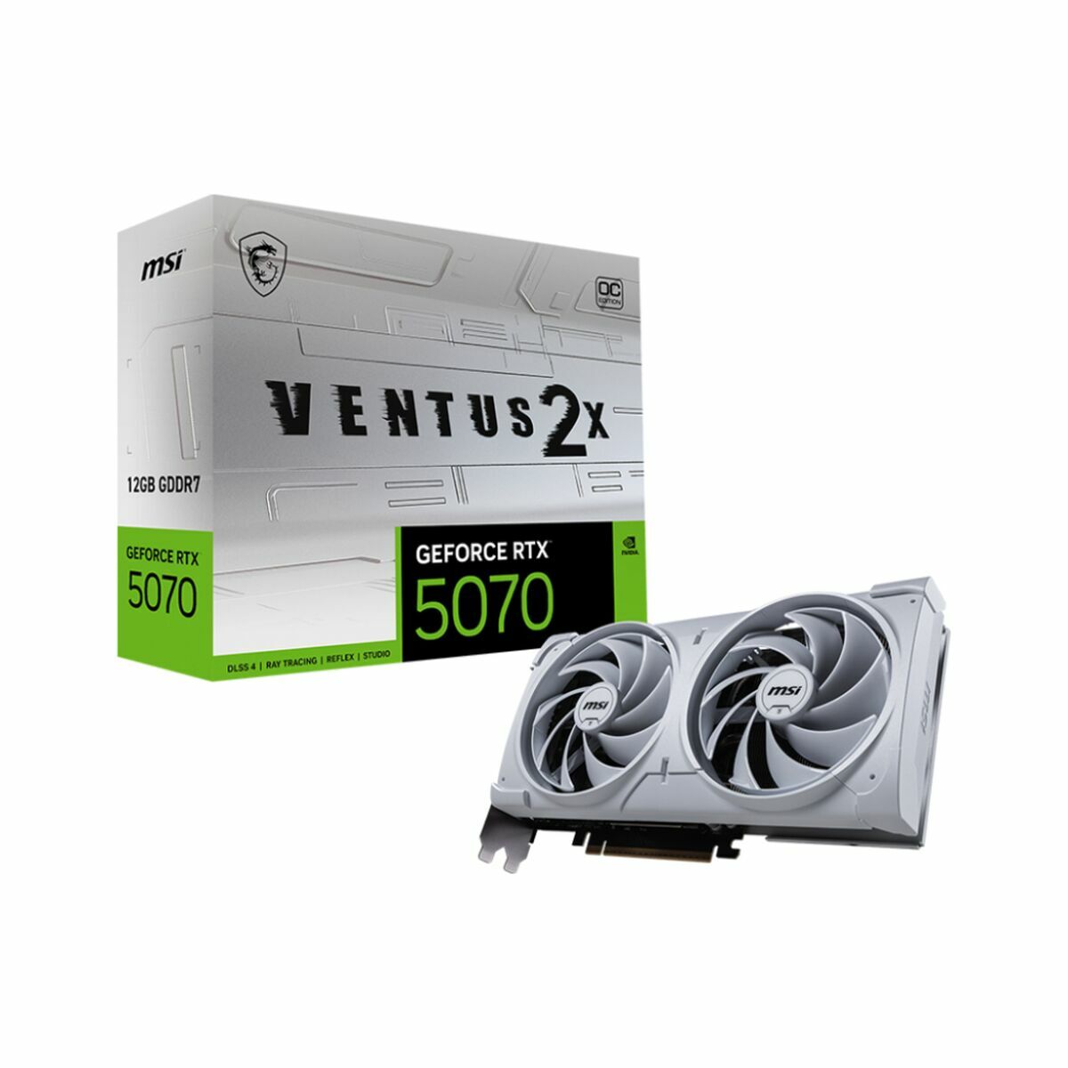 Graphics card MSI 912-V532-004 nvidia geforce rtx 5070 12 GB