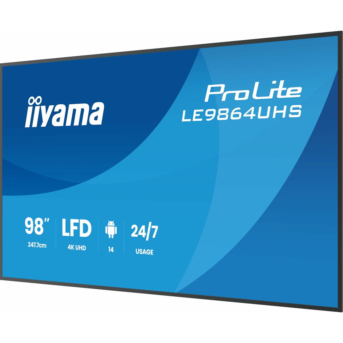 Videowall Monitor Iiyama LE9864UHS-B1AG 98" 4K Ultra HD LCD