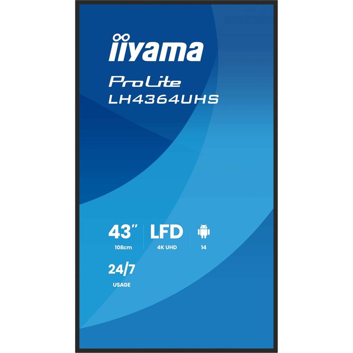 Monitor Iiyama LH4364UHS-B1AG 43" 4K Ultra HD