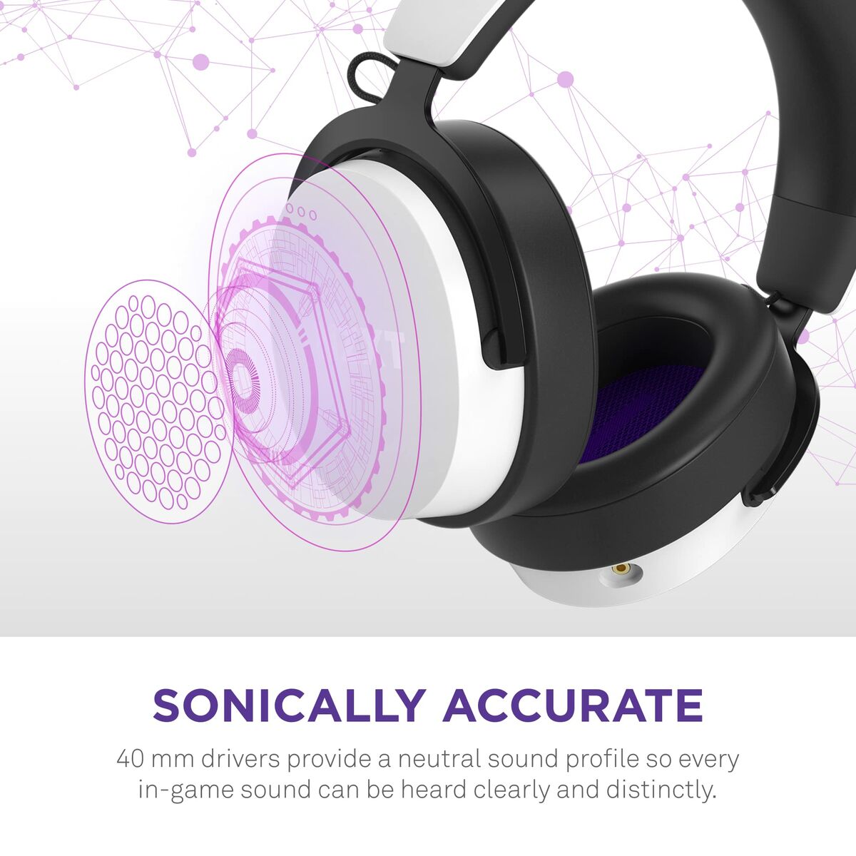 Headphones NZXT AP-WCB40-W2 White