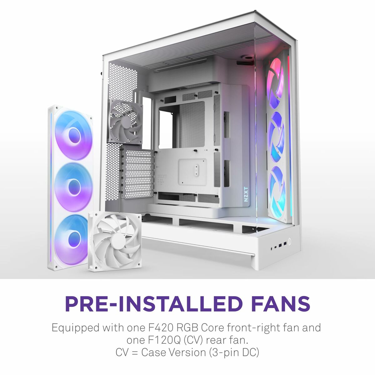 ATX Semi-tower Box NZXT CM-H92FW-R1 White