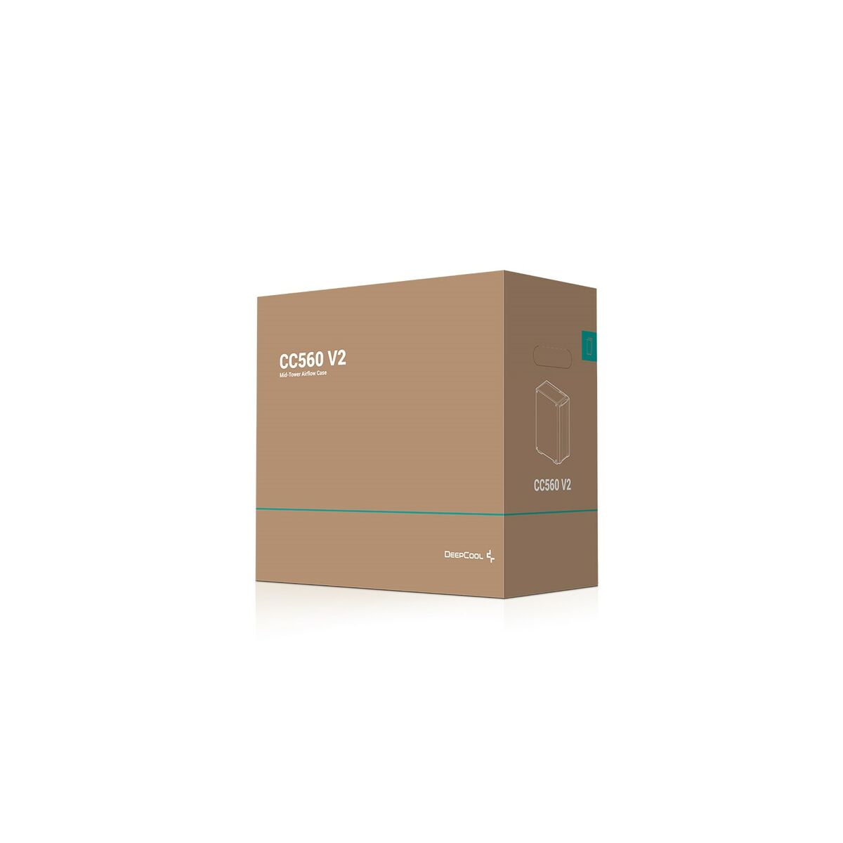 ATX Semi-tower Box DEEPCOOL R-CC560-BKGAA4-G-2 Black Multicolour