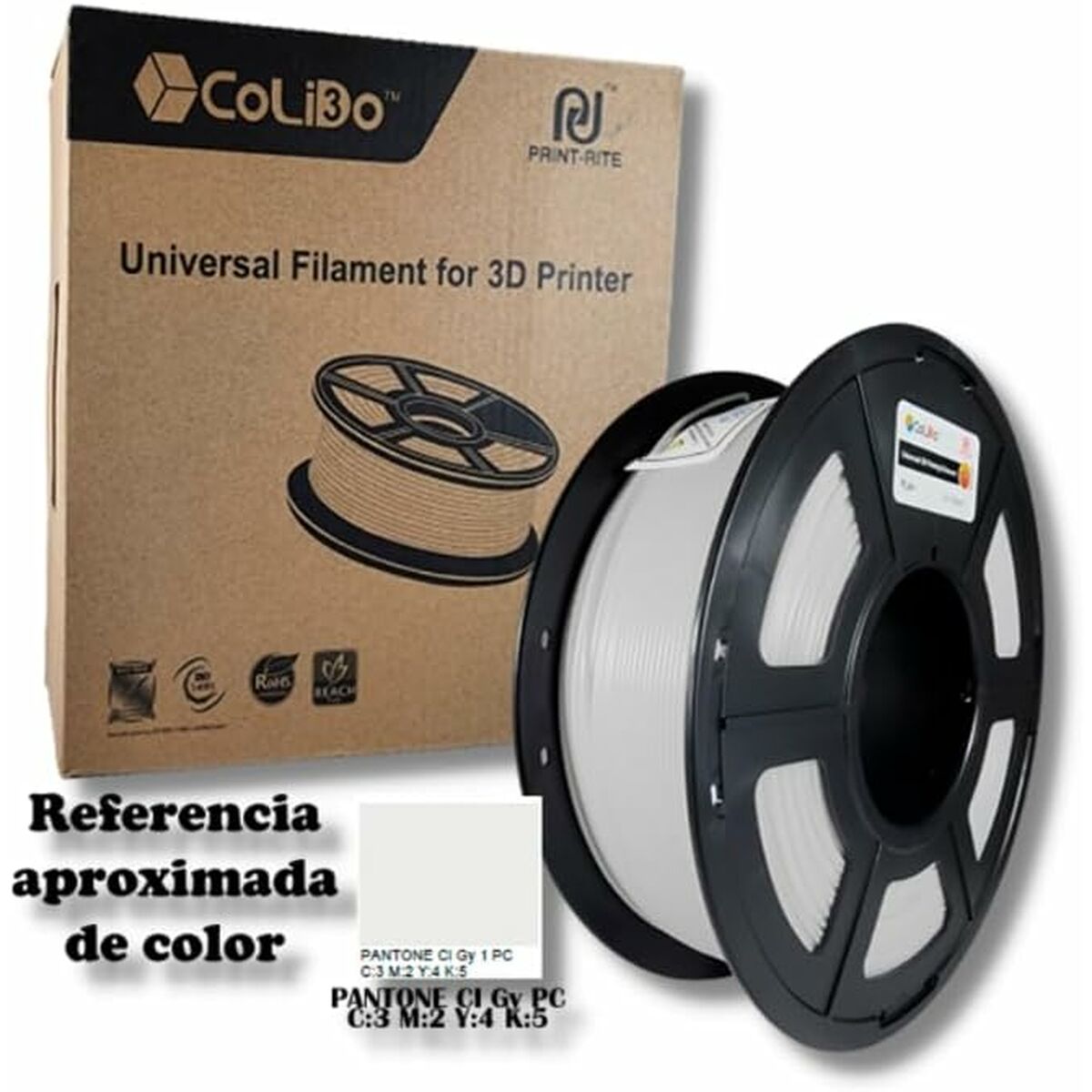 Filament Reel CoLiDo COL3D-LCD163W White