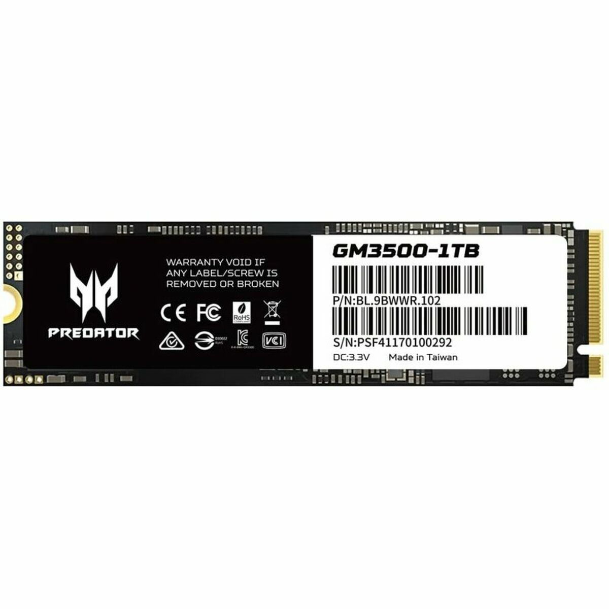 Hard Drive Acer BL9BWWR102 1 TB SSD 2 TB SSD