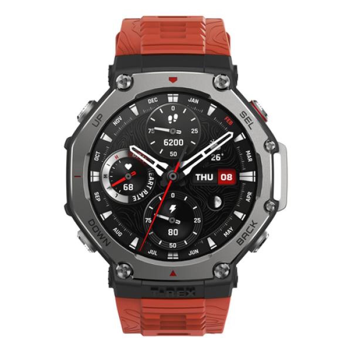 Smartwatch Amazfit T-REX 3 47 mm 1,5" Black Red Orange