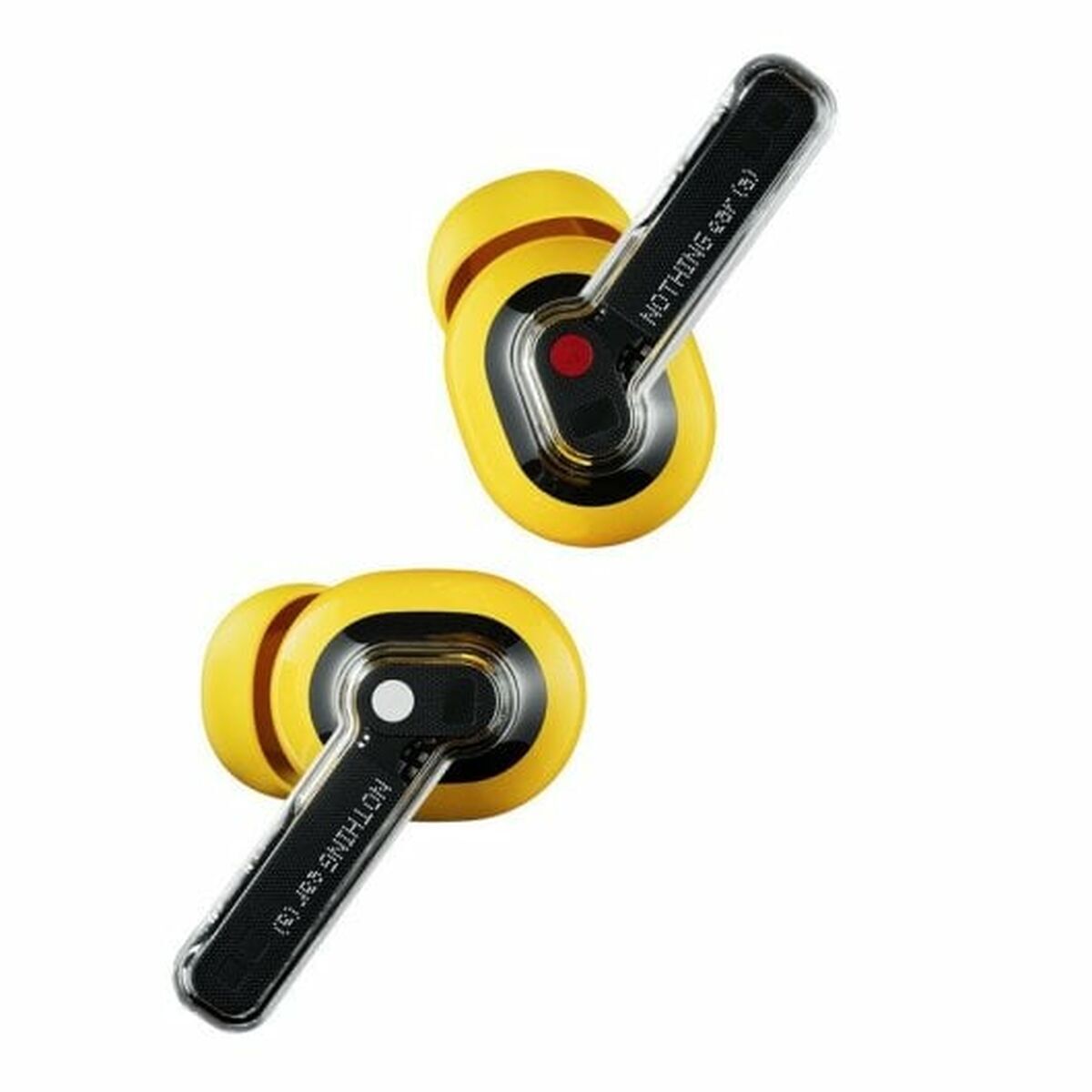 Headphones with Microphone Nothing A10600065 Yellow Transparent