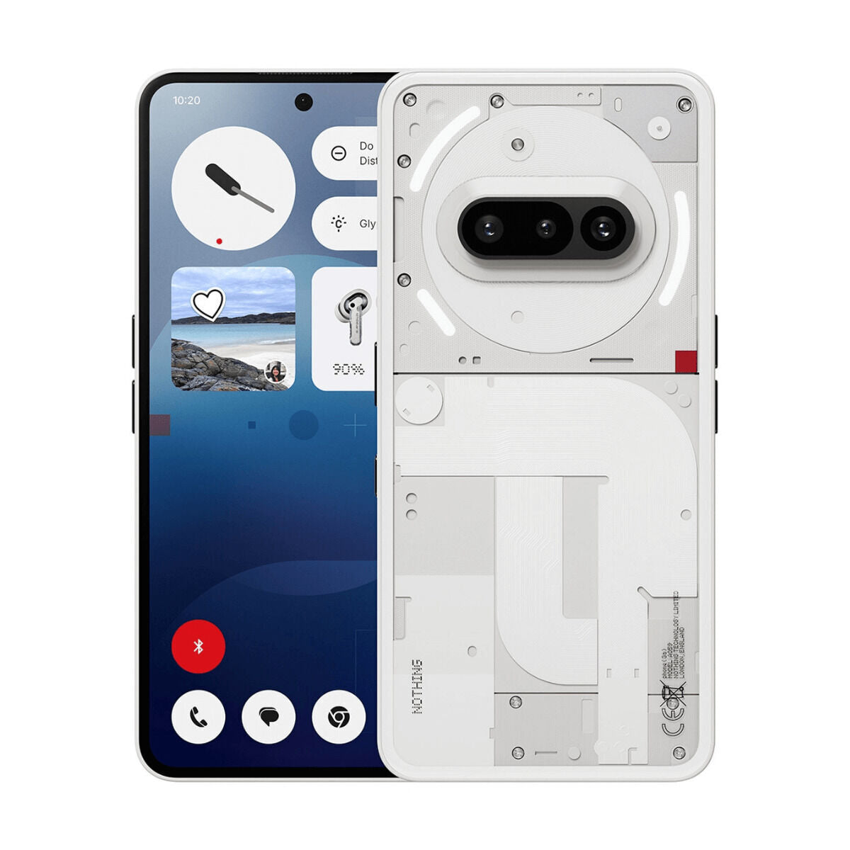 Smartphone Nothing PHONE(3A) 6,77" 8 GB RAM 128 GB White