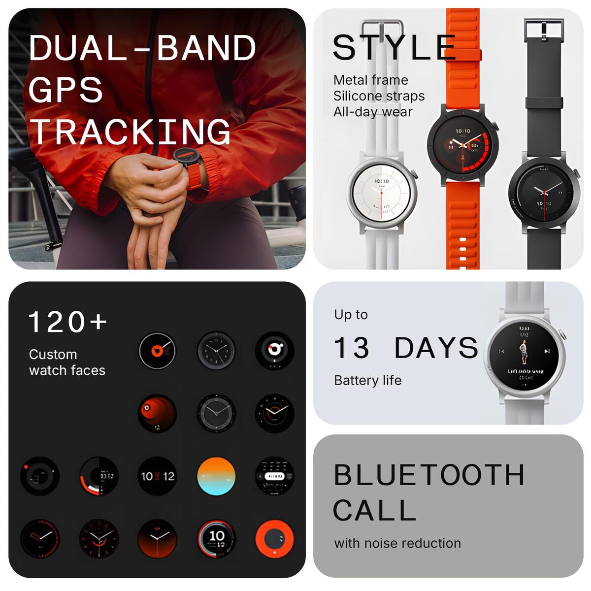 Smartwatch Nothing CMF Watch 3 Pro Black Orange 1,43"