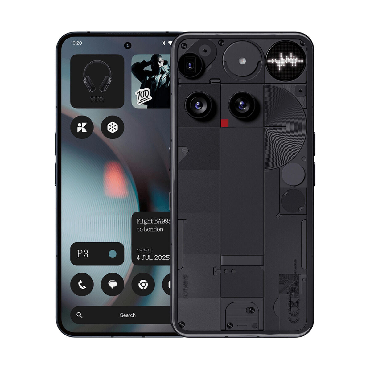 Smartphone Nothing PHONE 3 FLAGSHIP 6,67" 12 GB RAM 256 GB Black