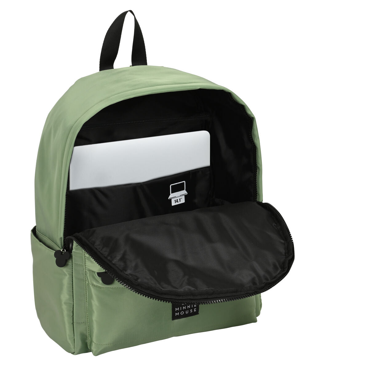 Laptop Backpack Minnie Mouse minnie mouse Military green (31 x 40 x 16 cm)