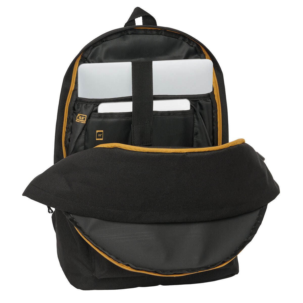 Laptop Backpack Kings League KINGS LEAGUE "ULTIMATE MÓSTOLES" Black 31 x 44 x 18 cm