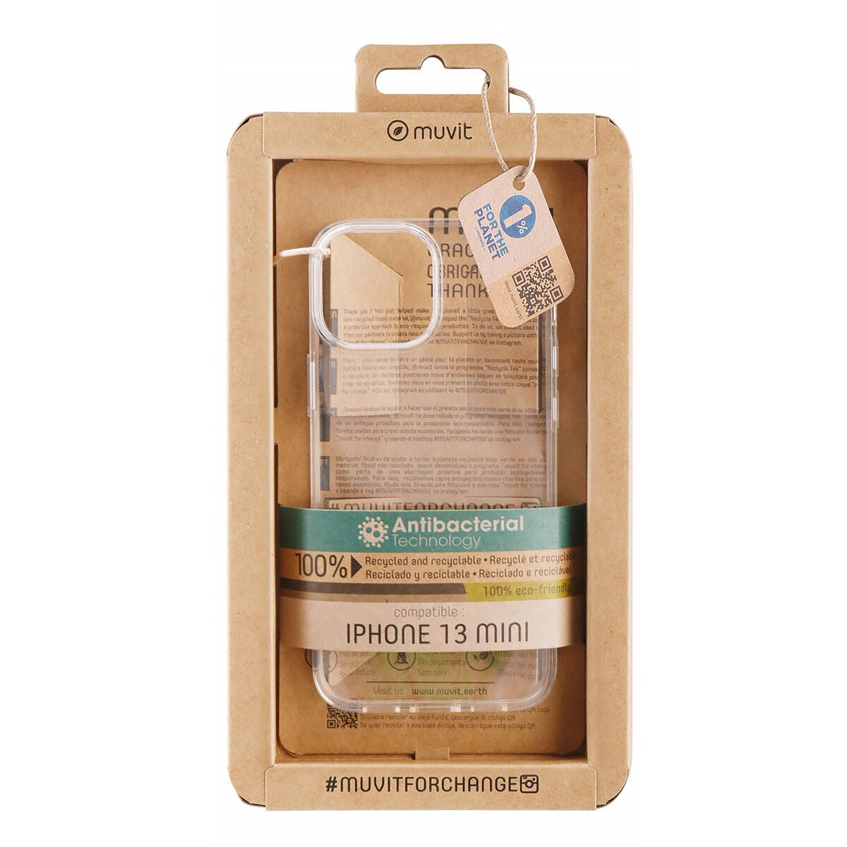 Mobile cover Muvit for Change iPhone 13 Mini