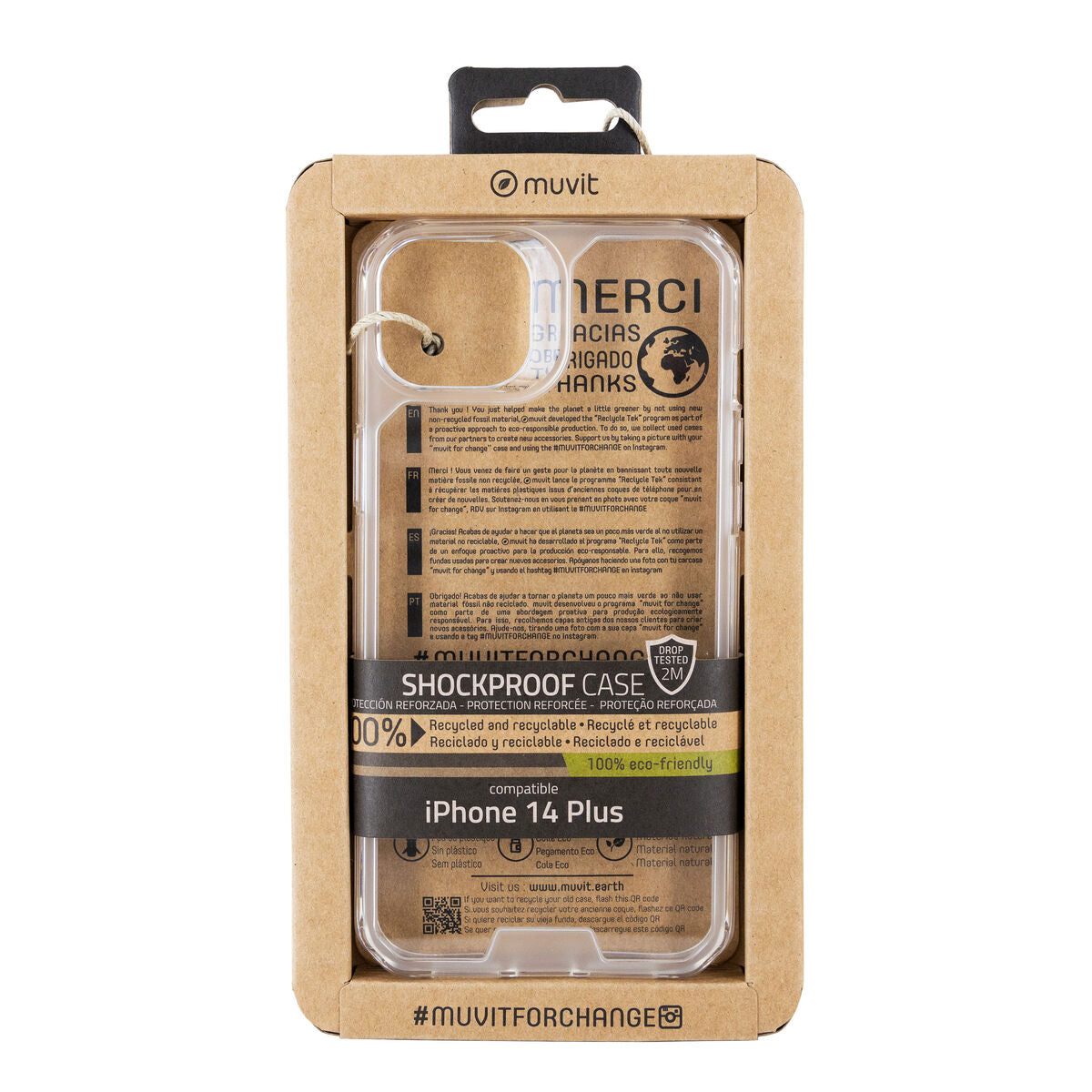 Mobile cover Muvit for Change iPhone 14 Plus