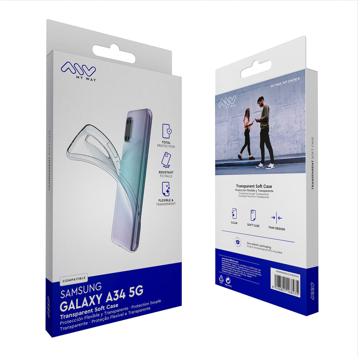 Mobile cover Myway Galaxy A34 5G Samsung Galaxy A34 5G