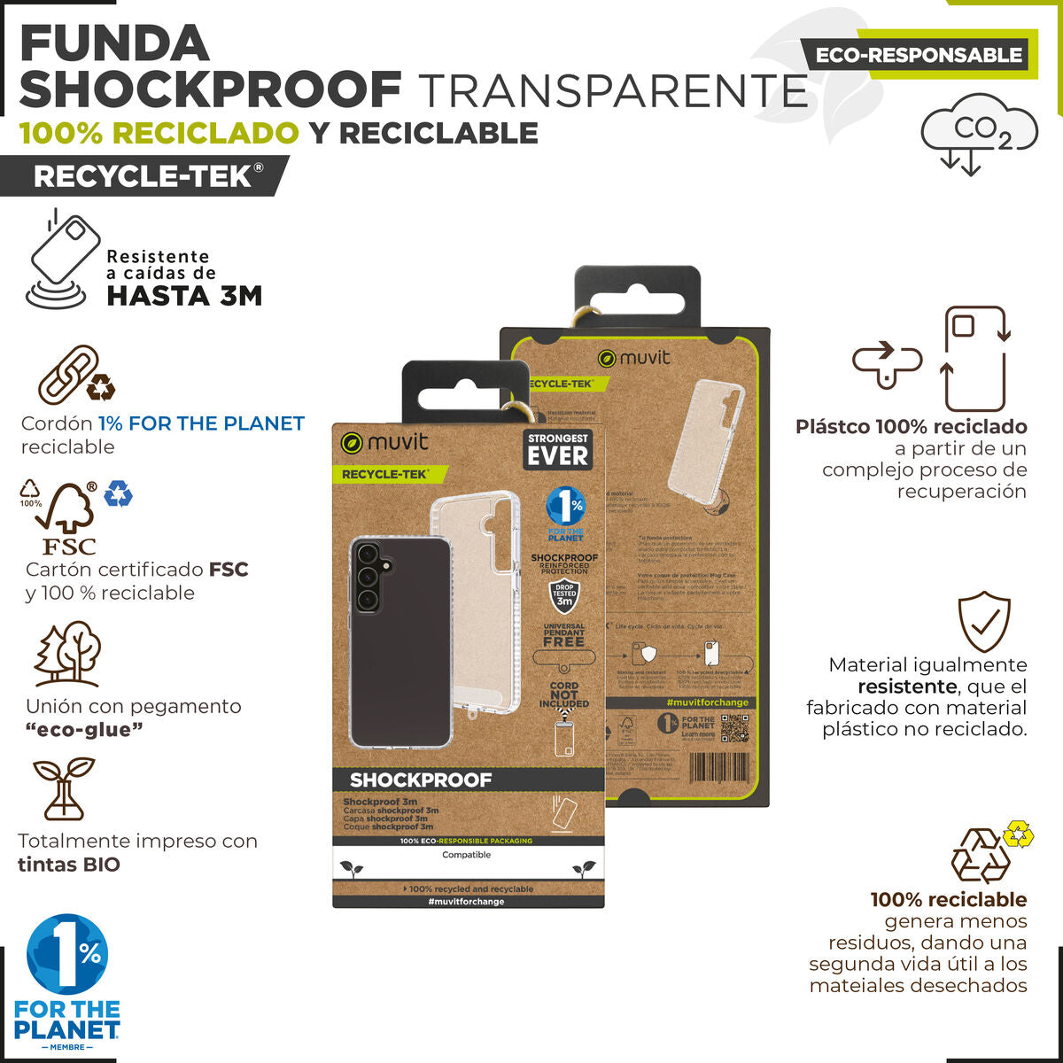 Mobile cover Muvit for Change Galaxy S24 Galaxy S24