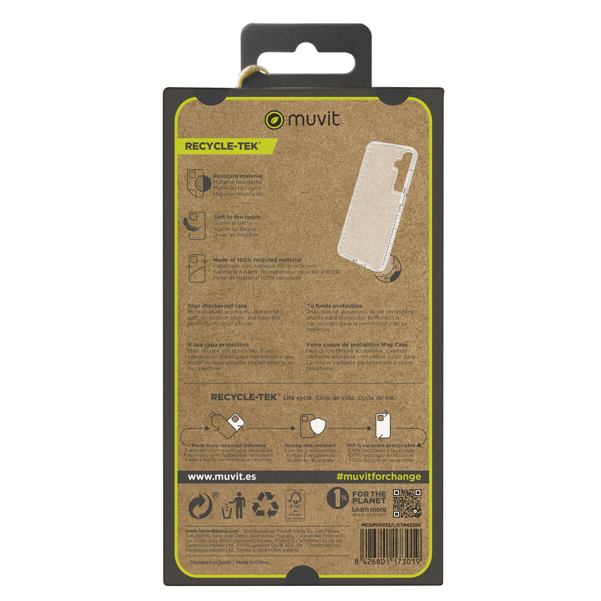 Mobile cover Muvit for Change Galaxy S24 plus