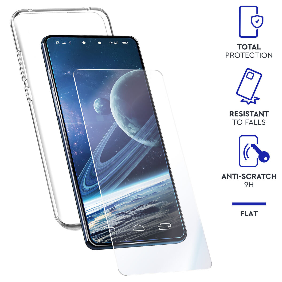 Mobile Case and Protector Myway Galaxy S23 FE Samsung Galaxy S23