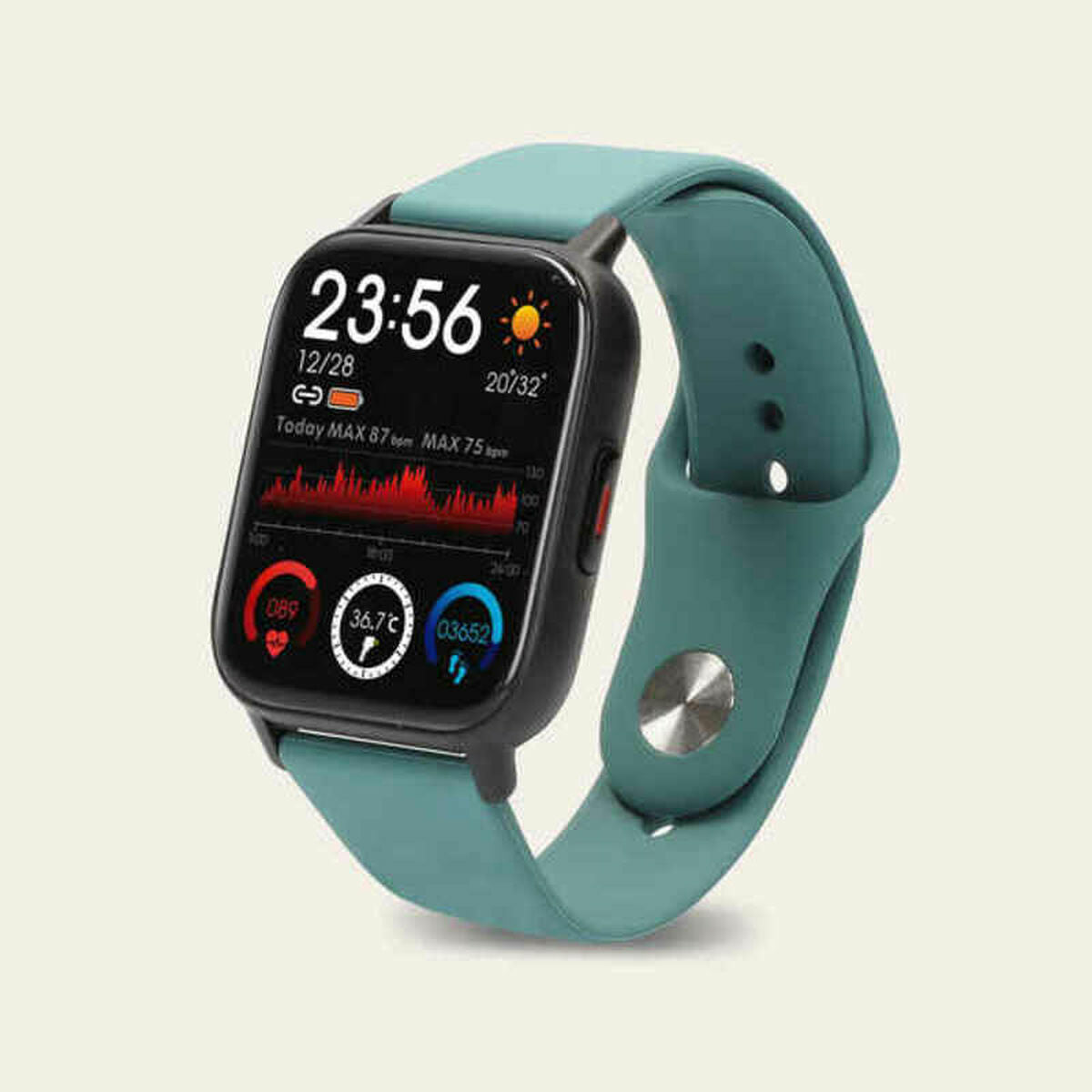 Smartwatch KSIX BXSW11N 1,7" 180 mAh Black (Refurbished A)