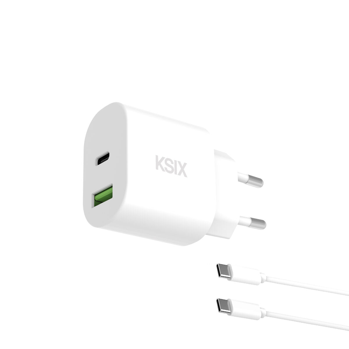 Wall Charger KSIX White 30 W