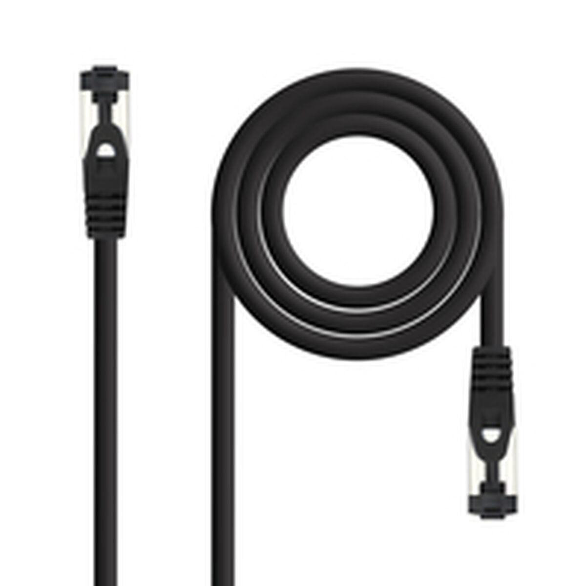 USB Cable NANOCABLE 10.20.2007-BK Black 7 m
