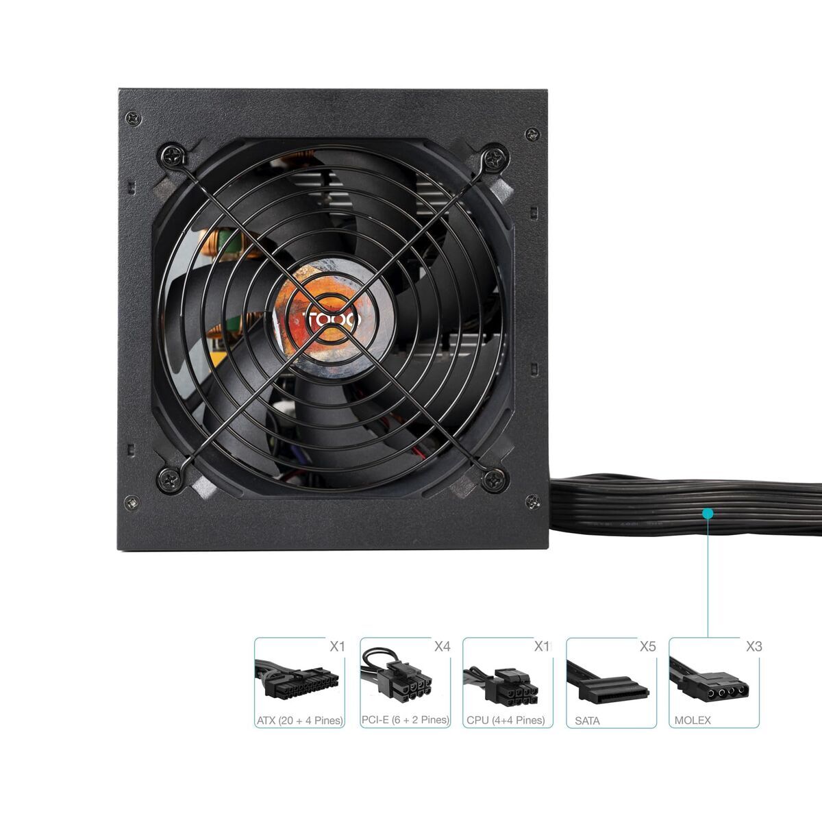 Monitor TooQ TQHELIOS-750SP ATX 750 W 80 Plus Bronze