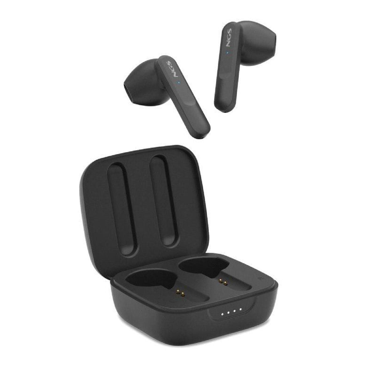 Headphone with Microphone NGS ARTICAMOVEBLACK Black