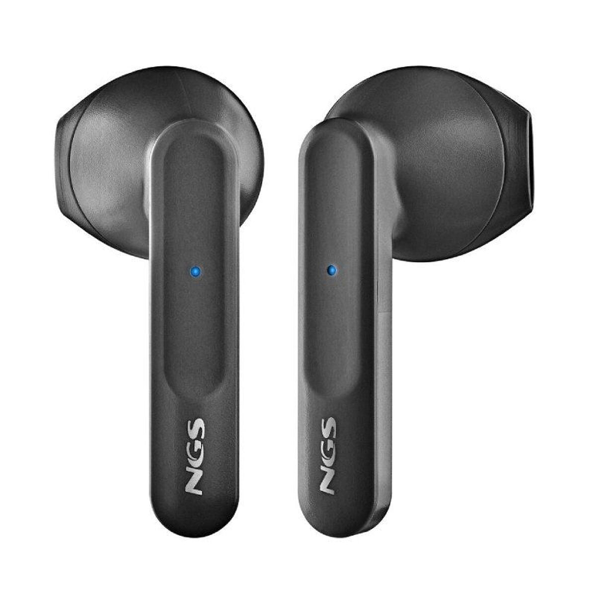 Headphone with Microphone NGS ARTICAMOVEBLACK Black