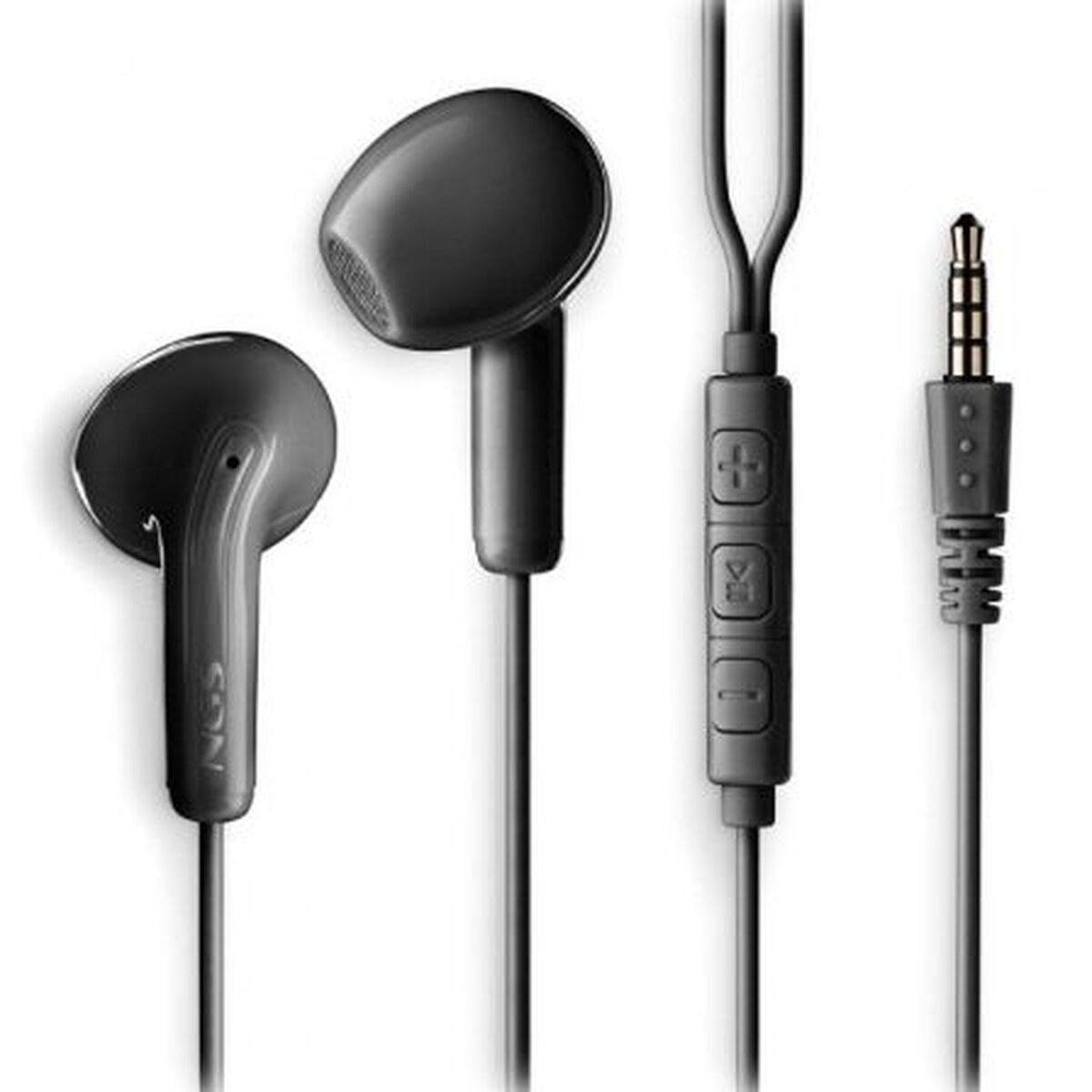 Headphones NGS CROSSFLIPBLACK Black