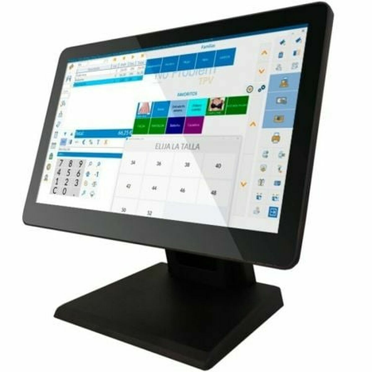 TPV 10POS BDL10T-16J64VF1 15" Intel Celeron 8 GB RAM 128 GB SSD