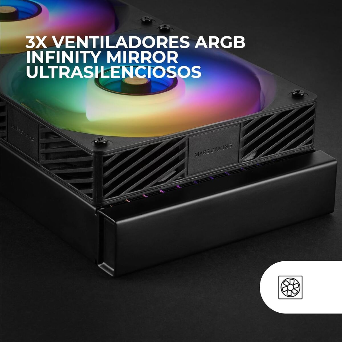 Cooling Base for a Laptop Mars Gaming MLVISIONPRO360