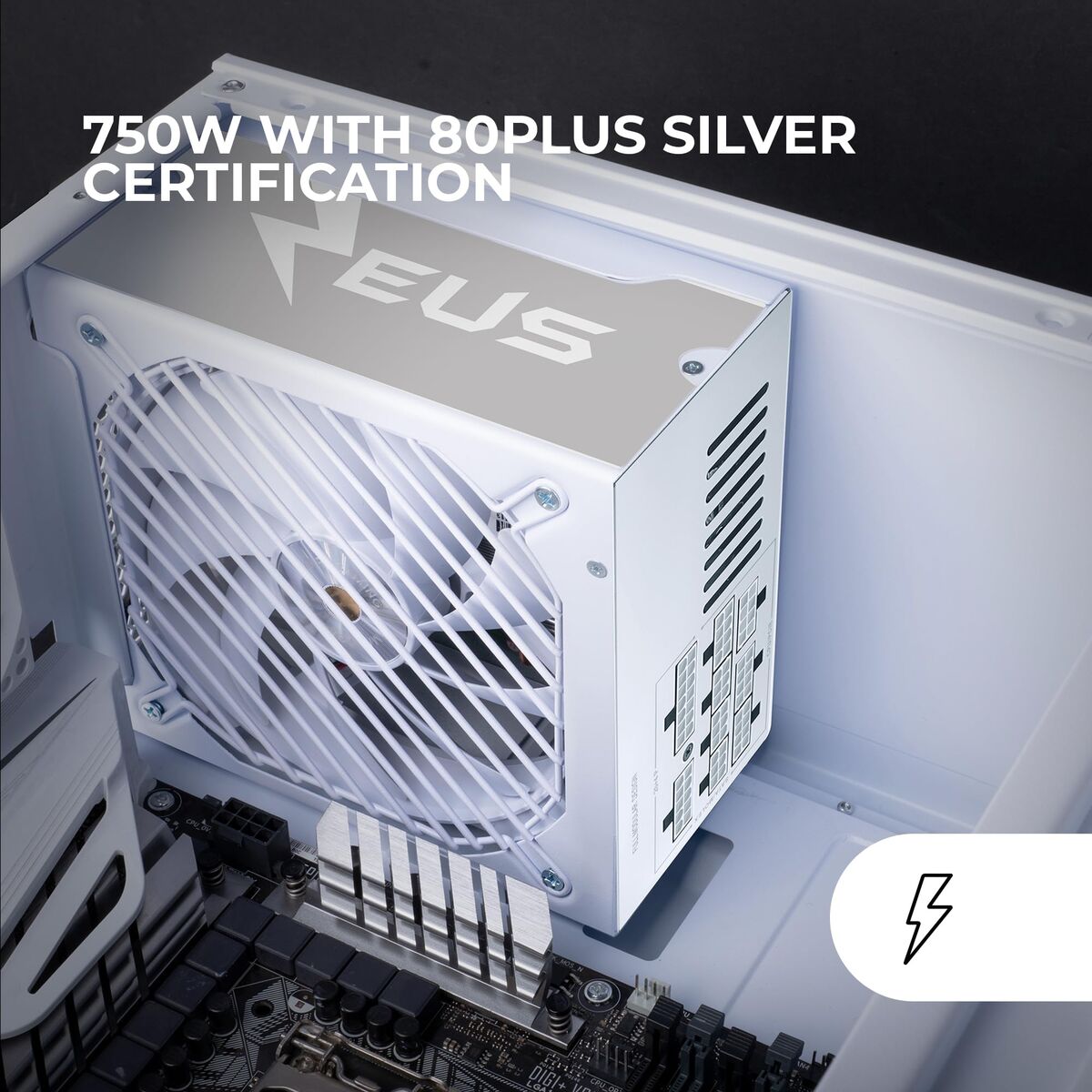 Power supply Mars Gaming MPZE750SIM ATX 750 W 80 Plus Silver