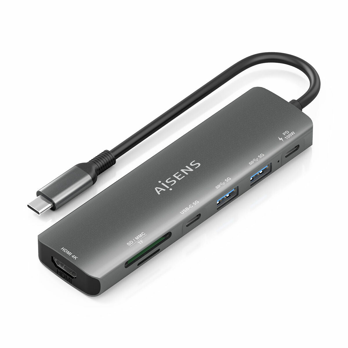 USB Hub Aisens ASUC-7P026-GR