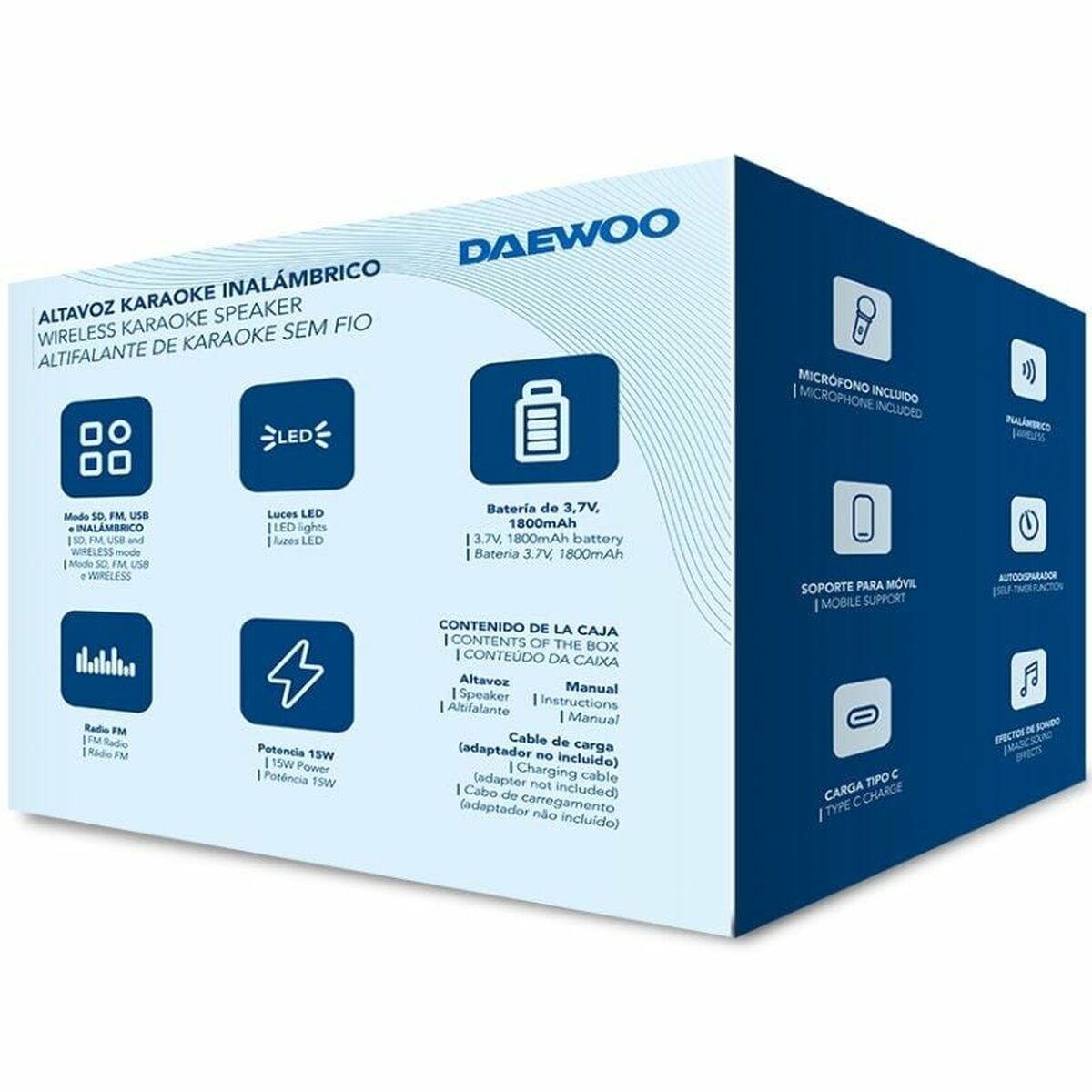 PC Speakers Daewoo DW3008 Black